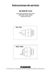 FLENDER PSDA Serie Instrucciones De Servicio