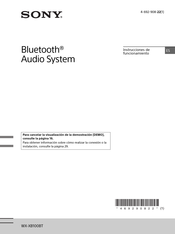 Sony WX-XB100BT Instrucciones De Funcionamiento