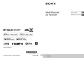 Sony STR-DN1080 Manual De Instrucciones