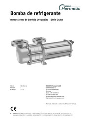 HERMETIC-Pumpen CAMR Serie Instrucciones De Servicio Originales