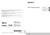 Sony HT-XT2 Manual De Instrucciones