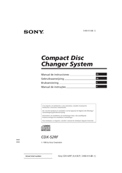 Sony CDX-52RF Manual De Instrucciones