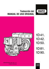 Hatz 1D81 Manual De Uso Original