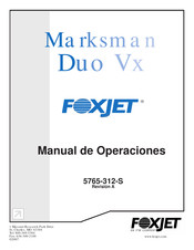 Foxjet Marksman Duo Vx Manual De Operaciones