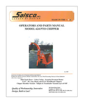 Salsco 624 PTO Manual Del Operario