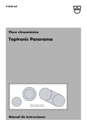 V-ZUG Toptronic Panorama Manual De Instrucciones