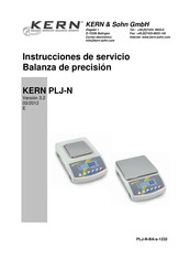 KERN PLJ 3500-2NM Instrucciones De Servicio