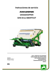 Amazone GHS Drive SMARTCUT Instrucciones De Servicio