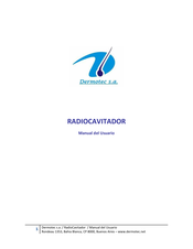 Dermotec RADIOCAVITADOR Manual Del Usuario