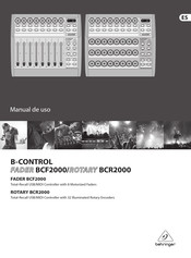 Behringer B-CONTROL FADER BCF2000 Manual De Uso