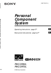 Sony PMC-DR70L Manual De Instrucciones