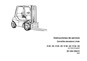 Linde H 25-03 Instrucciones De Servicio