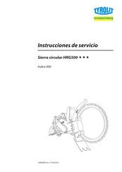 Tyrolit HRG500 Serie Instrucciones De Servicio