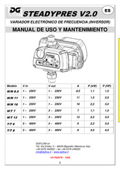 DGFLOW STEADYPRES T/T 6 Manual De Uso Y Mantenimiento