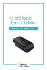 Starkey Remoto Mini Manual De Operaciones