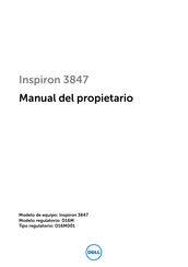 Dell Inspiron 3847 Manual Del Propietário