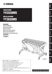 Yamaha YV2030MS Manual De Instrucciones