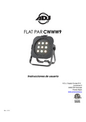 ADJ Flat Par  CWWW9 Instrucciones De Usuario