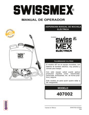 Swissmex 407002 Manual De Operador