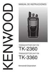 Kenwood TK-3360 Manual De Instrucciones