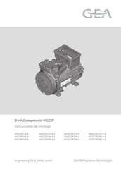 GEA HG22P/160-4 Instrucciones De Montaje