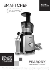 Smart Chef PEABODY PE-SJ25IX Manual De Instrucciones