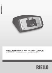 Riello RIELLOtech CLIMA COMFORT Instrucciones Para El Usuario, El Instalador Y Para El Servicio Técnico De Asistencia