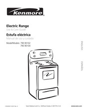 Kenmore 790.90102 Manual De Uso Y Cuidado