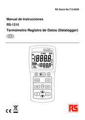 RS RS-1315 Manual De Instrucciones