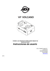 ADJ VF VOLCANO Instrucciones De Usuario