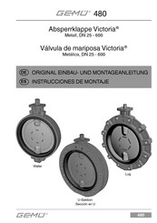 GEMÜ Victoria 480 Instrucciones De Montaje