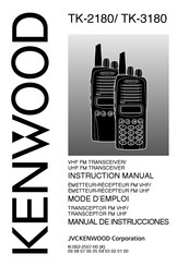 Kenwood TK-3180E Manual De Instrucciones