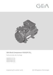 GEA Bock HGX22P/190-4 CO2 Instrucciones De Montaje