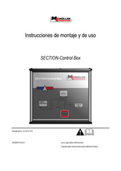 Muller Elektronik SECTION-Control Box Instrucciones De Montaje Y De Uso