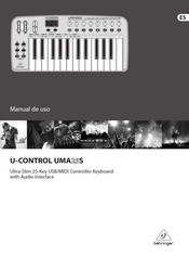 Behringer U-CONTROL UMA25S Manual De Uso