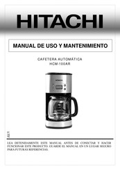 Hitachi HCM-100AR Manual De Uso Y Mantenimiento