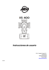 ADJ XS 400 Instrucciones De Usuario