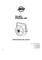 ADJ QUAD PHASE HP Instrucciones De Usuario