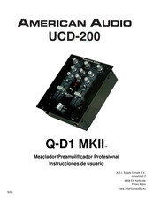 American Audio UCD-200 Instrucciones De Usuario