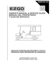 E-Z-GO REFRESHER 1200 Manual Del Propietario Y Guia De Servicio