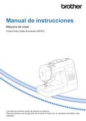 Brother 888-M70 Manual De Instrucciones