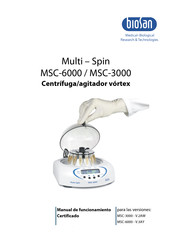 bioSan MSC-3000 Manual De Funcionamiento