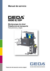 GEDA 500ZP Manual De Servicio