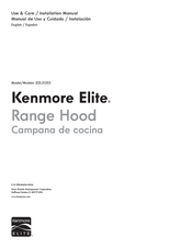 KENMORE ELITE 233.51353 Manual De Uso Y Cuidado / Instalacion