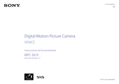 Sony VENICE MPC-3610 Instrucciones De Funcionamiento