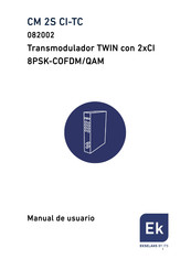 EK CM 2S CI-TC Manual De Usuario