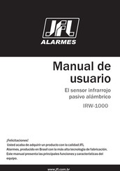 Jfl Alarmes IRW-1000 Manual De Usuario
