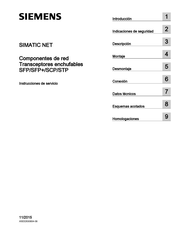 Siemens SIMATIC NET SFP Instrucciones De Servicio