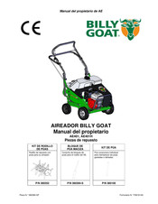 Billy Goat AE401 Manual Del Propietário