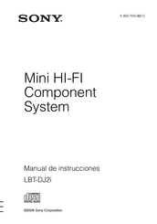 Sony LBT-DJ2i Manual De Instrucciones